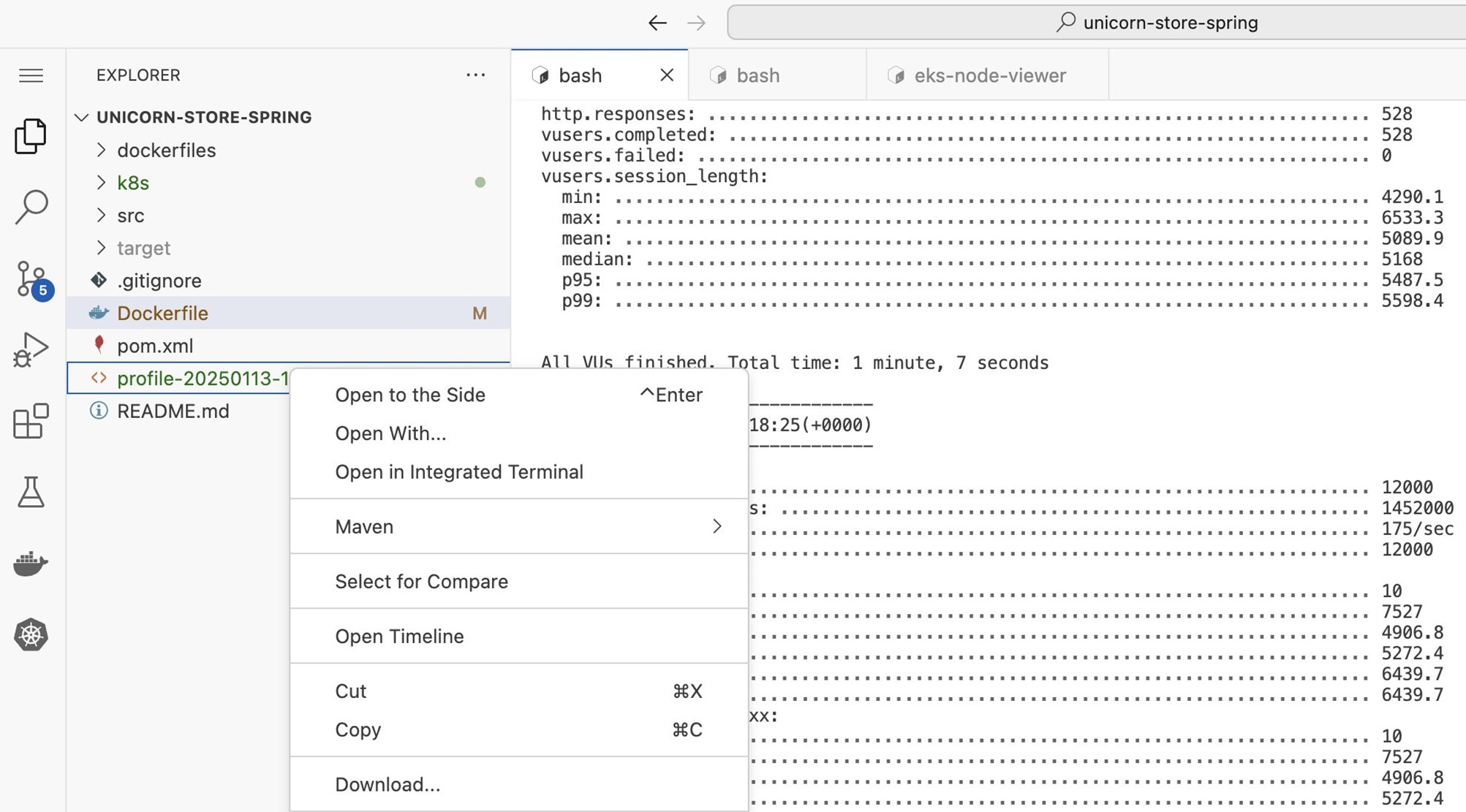 Figure 2: Download on-demand profiling results