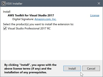 AWS Toolkit for Visual Studio