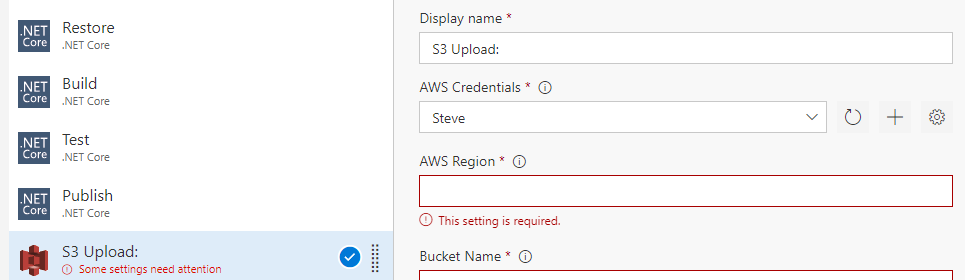 visual studio aws toolkit credentials