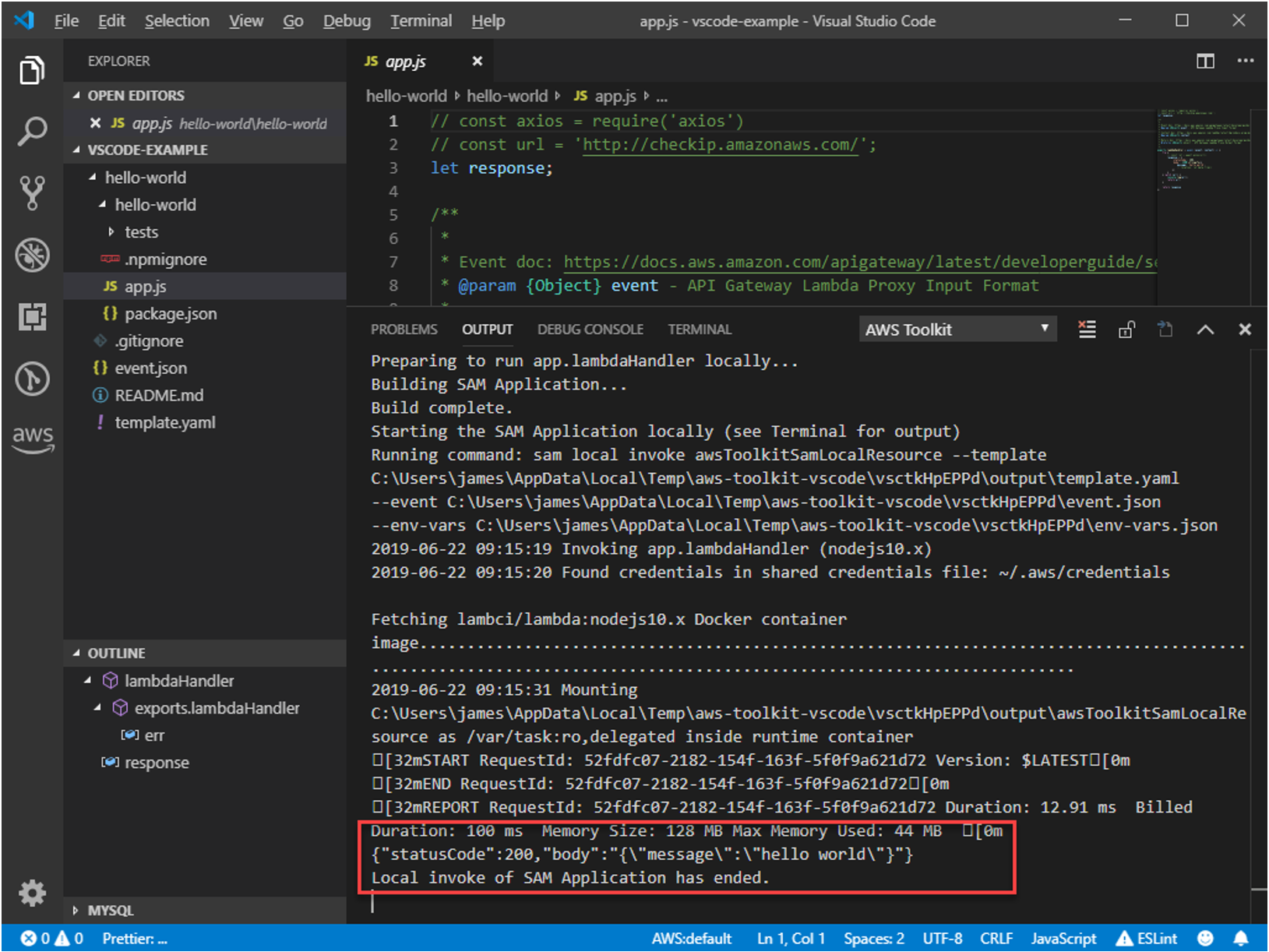 JavaScript Programming with Visual Studio Code