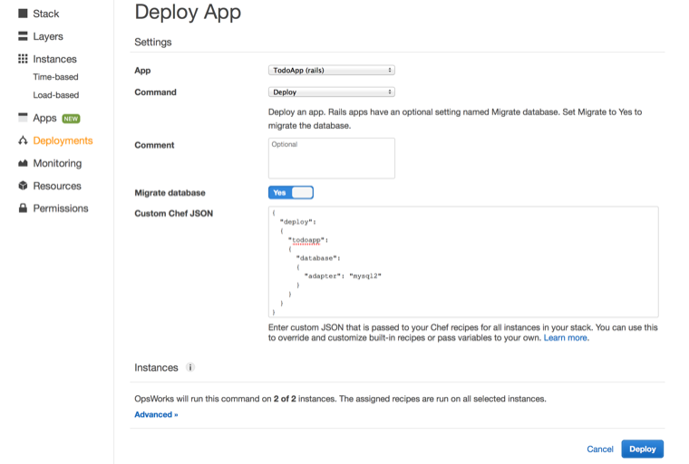 Deploy App