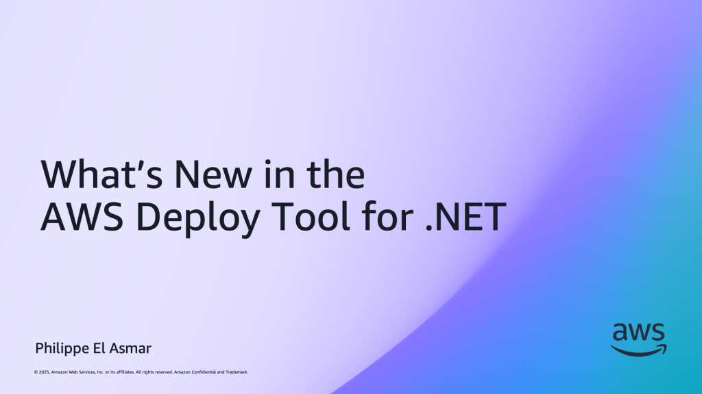 What’s New in the AWS Deploy Tool for .NET