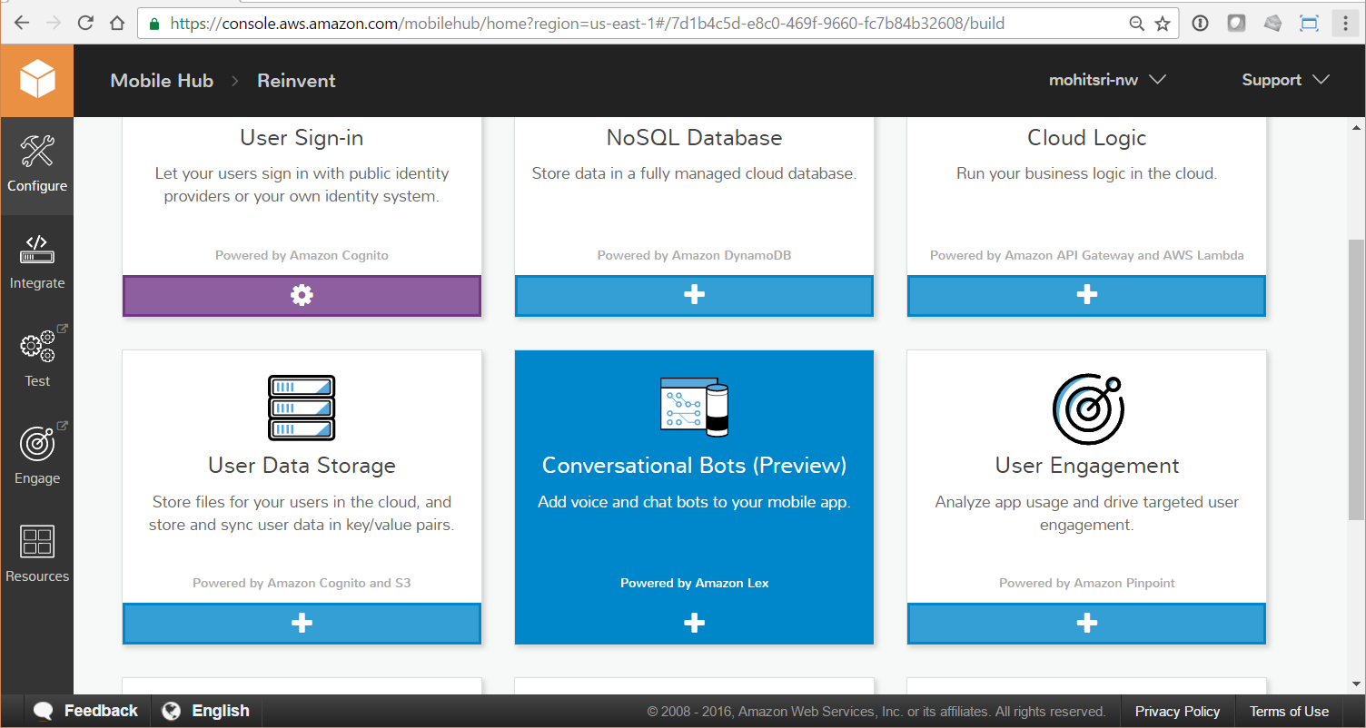 mobile hub tiles