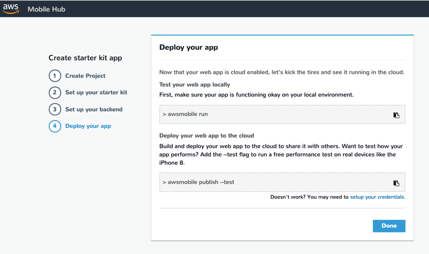 Build Deploy And Test Your Web App S Performance For Free With Aws Mobile Hub Front End Web Mobile