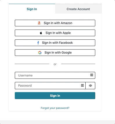 Facebook Login with Cognito using AWS Amplify