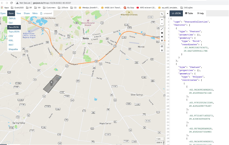 Create and Visualize Geofences - GeoJSON file