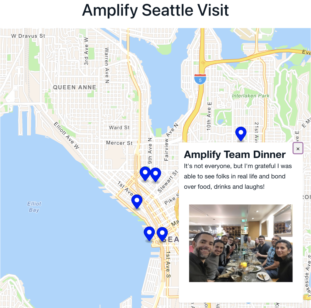 demo of amplify geo app