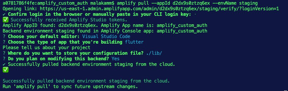 Run the setup command on the root folder of your Flutter app