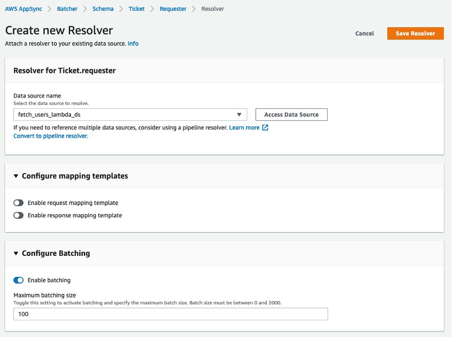 Configurable Batching in Lambda.