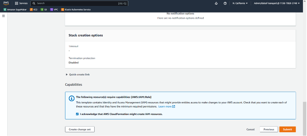 CloudFormation acknowledge IAM resource creation