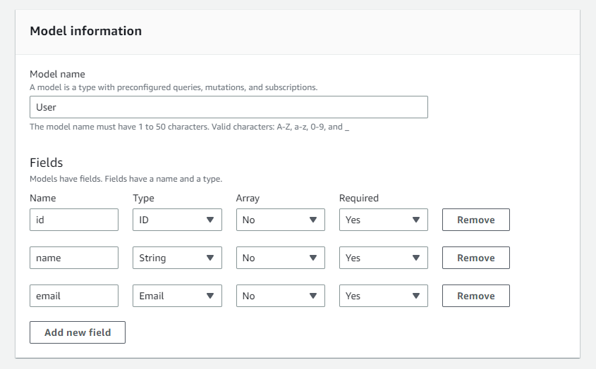 Users API Model 