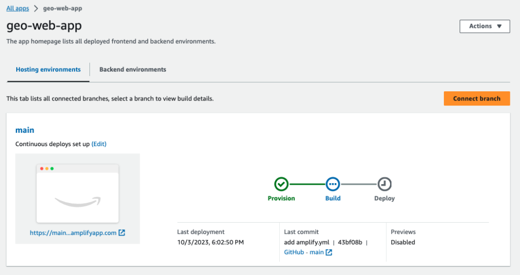 AWS Amplify YAML