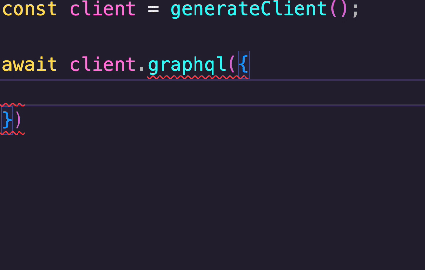 Shows graphql comamnd