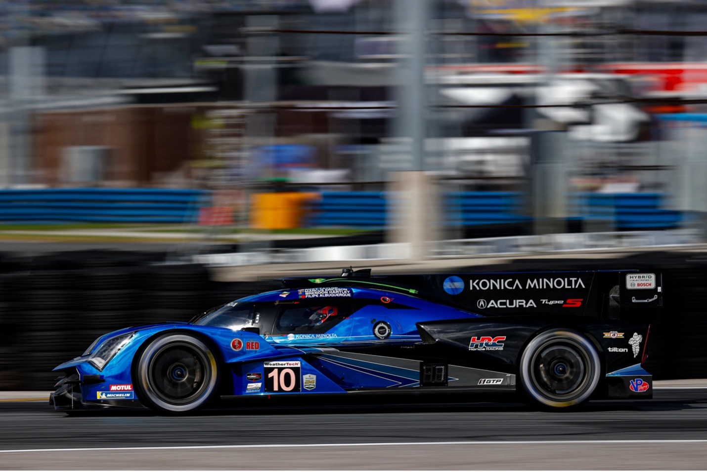 One of the ten GTP cars competing at the Rolex 24 Hours of Daytona