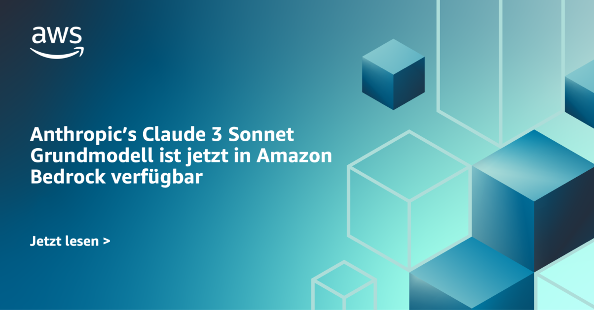 Anthropic’s Claude 3 Sonnet Basismodell ist jetzt in Amazon Bedrock ...