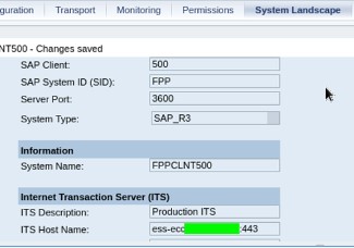 Figure showing System alias configuration