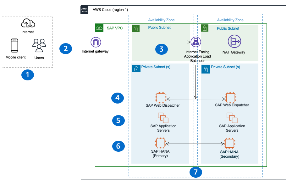 Use case where mobile users reported slowness when accessing SAP Fiori Launchpad from Internet