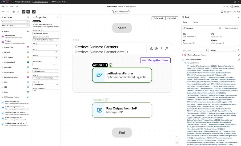 Create automation workflow specifications that outline your business processes