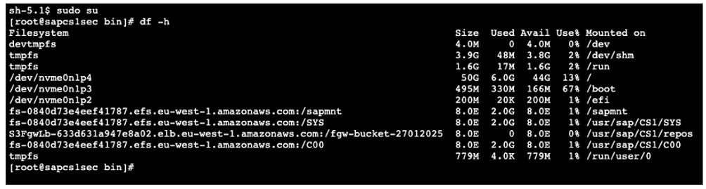 S3 File Gateway mount point mounted on new primary node