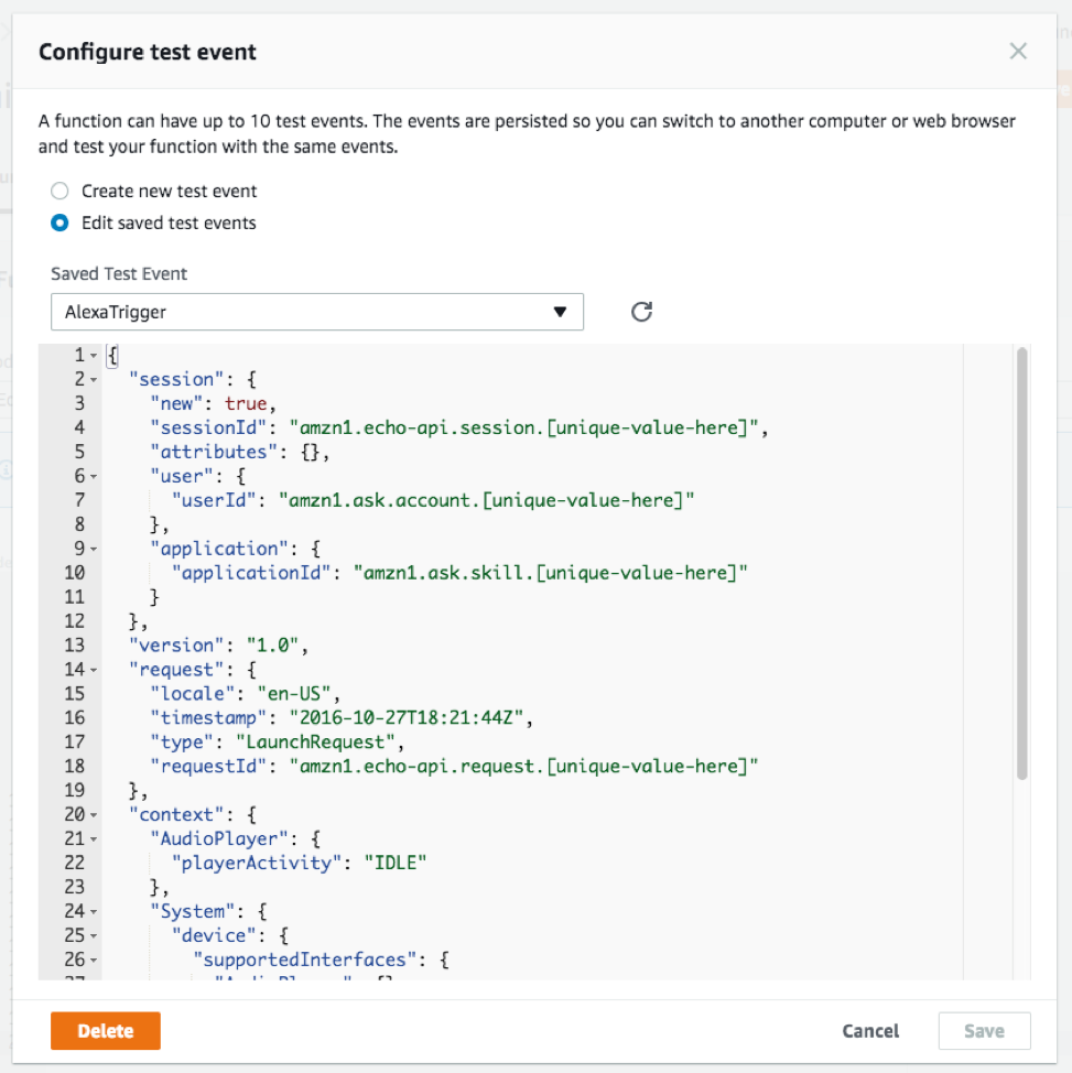 Improved Testing on the AWS Lambda Console AWS Compute Blog