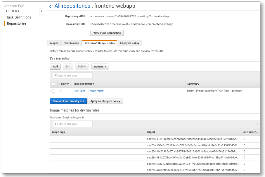 Clean Up Your Container Images With Amazon Ecr Lifecycle Policies