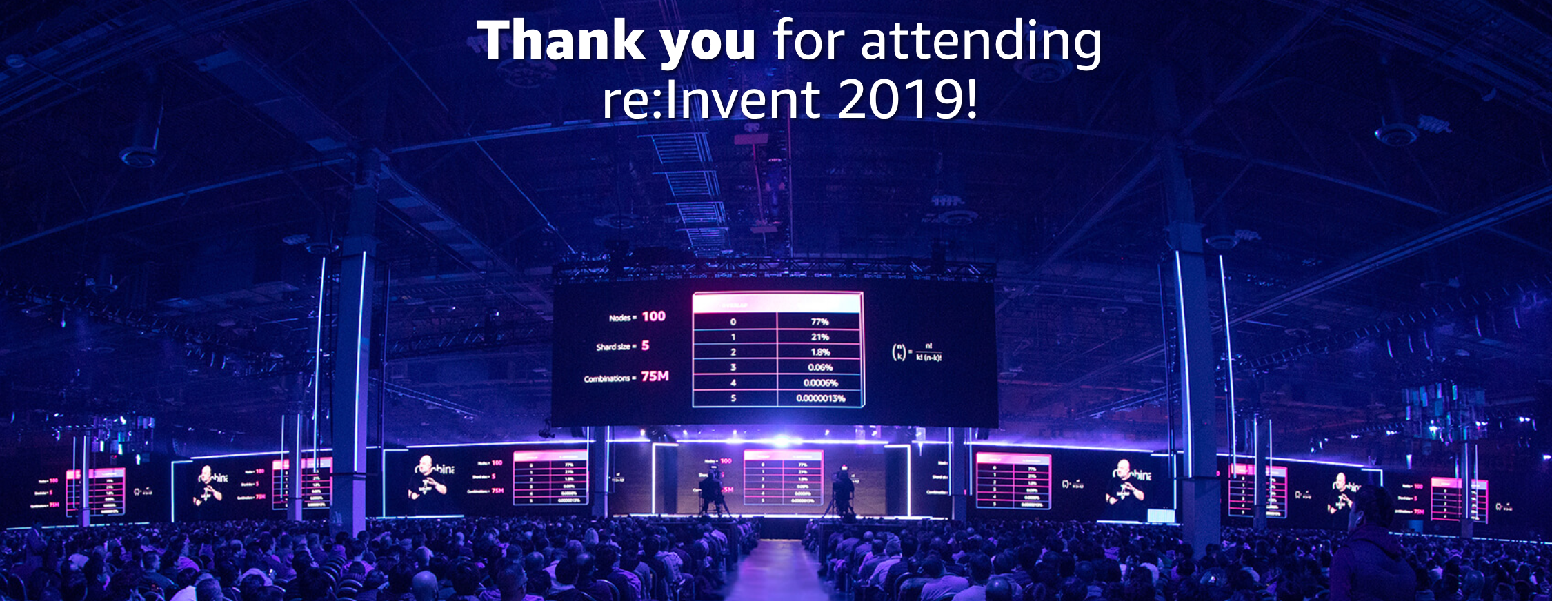 Thank you for attending re:Invent 2019