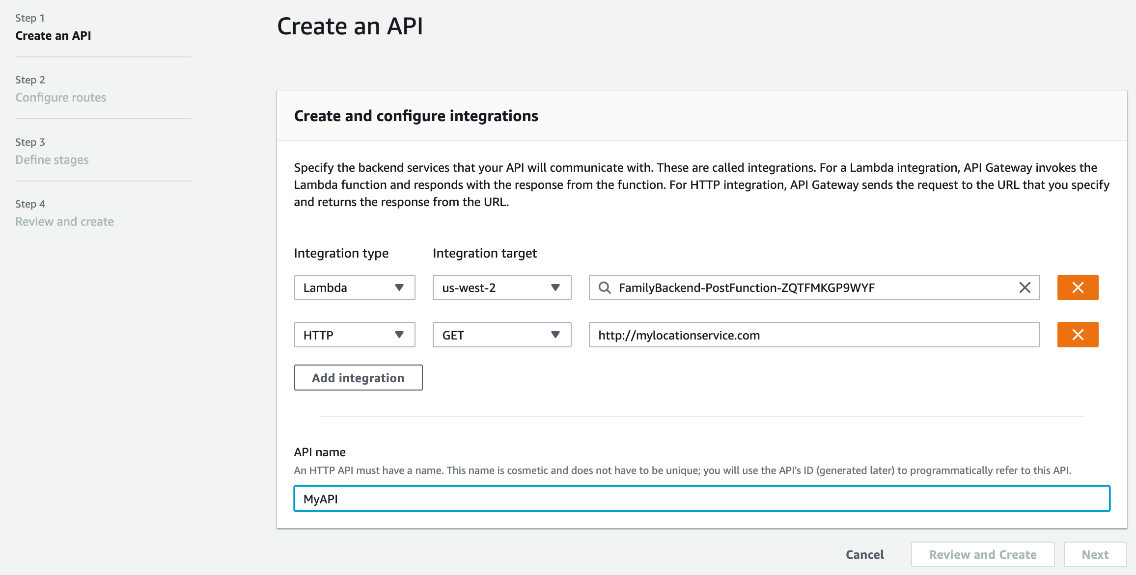 HTTP API