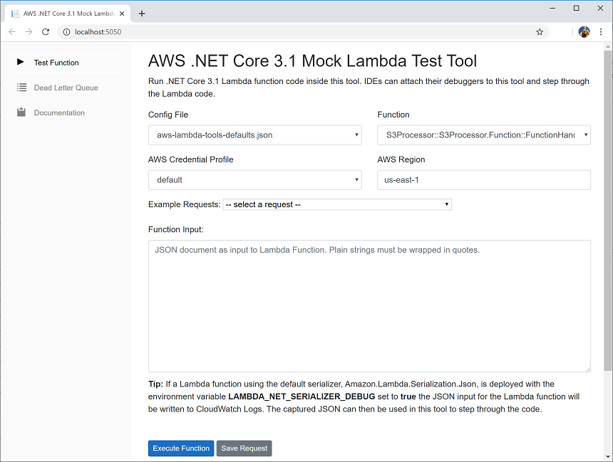 Lambda test tool