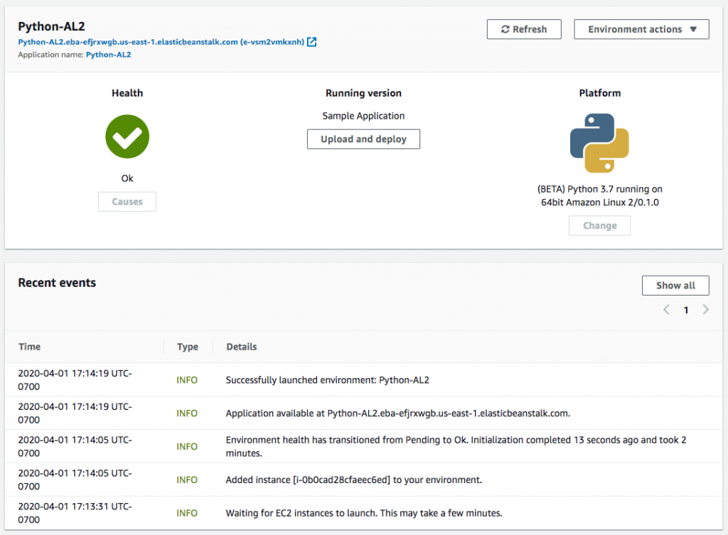 A sample application using the new Python 3.7 beta platform