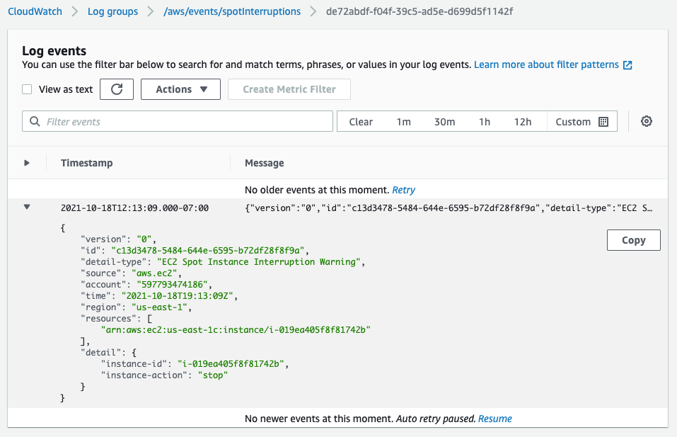 Implementing interruption tolerance in Amazon EC2 Spot with AWS Fault  Injection Simulator | AWS Compute Blog