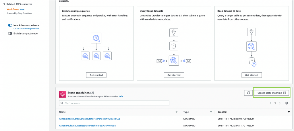 Create state machine