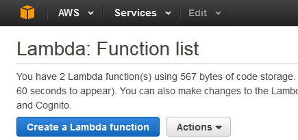 Creating an AWS Lambda Function