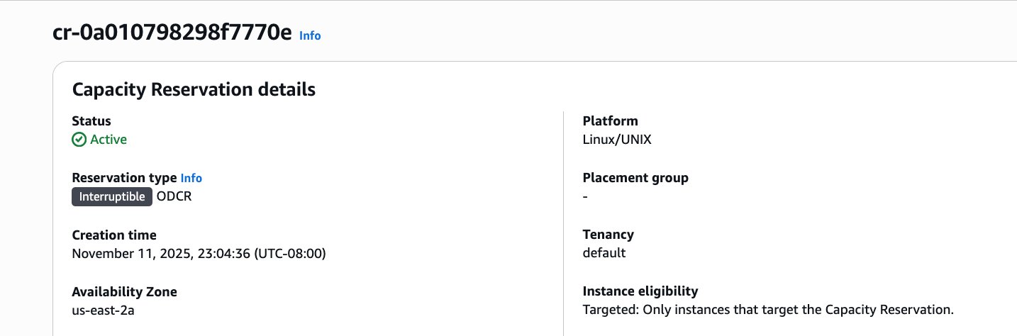 Discover available capacity