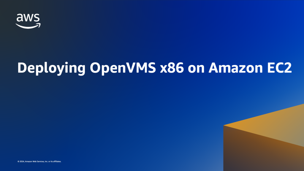 Deploying OpenVMS x86 on Amazon EC2