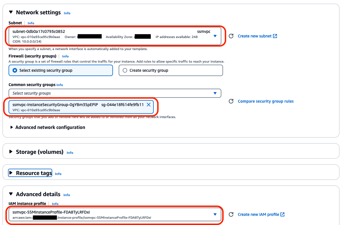 Figure 3: Screenshot of EC2 Launch Template modification