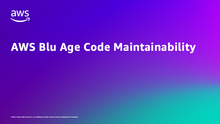 AWS Blu Age Code Maintainability