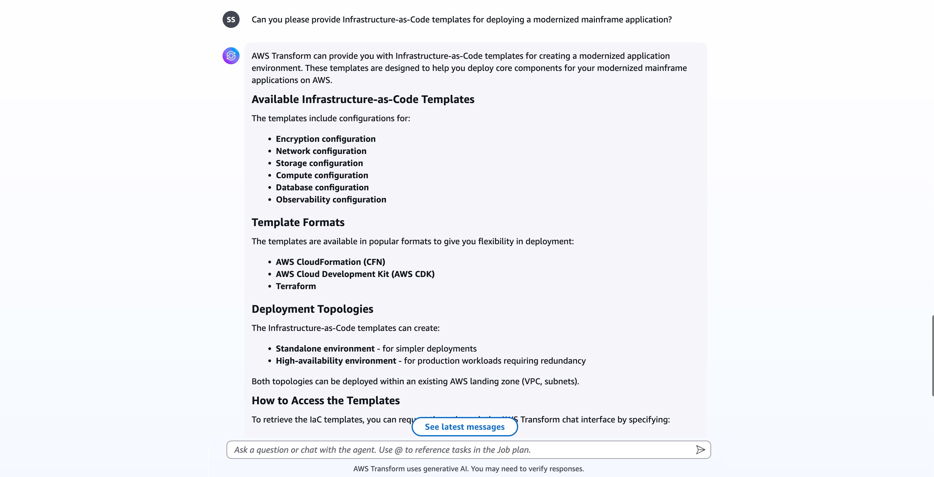 Deployment templates