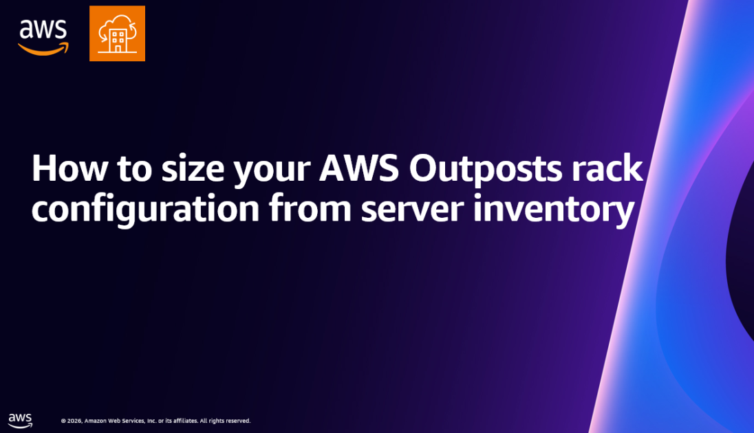 Outposts Rack Vs Server How to size your AWS Outposts rack configuration from server inventory ...