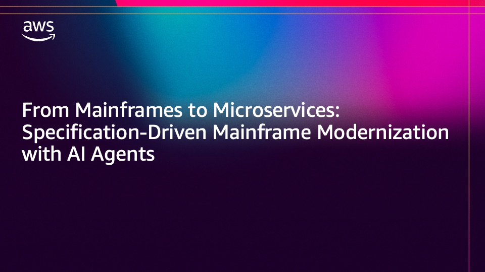 From Mainframes to Microservices: Specification-Driven Mainframe Modernization with AI Agents