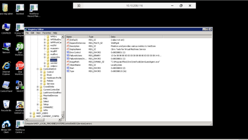 System32\drivers directory showing xenutil.sys, xenvbd.sys, and xevtchn.sys after successful Citrix PV driver installation