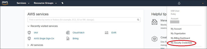 How To Quickly Find And Update Your Access Keys Password And Mfa Setting Using The Aws Management Console Aws Security Blog