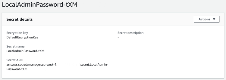 Figure 5: Verify the secret