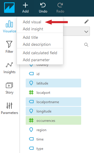 Figure 15: Adding another visual