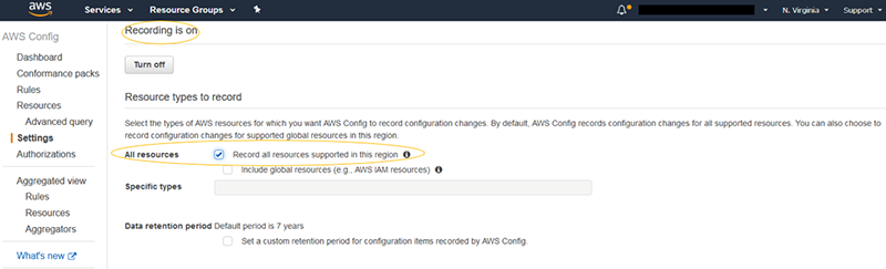 Figure 1: Enable Recording