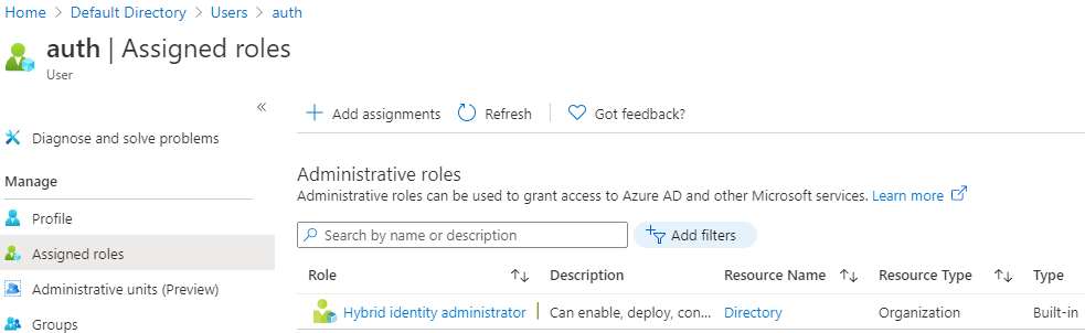 Figure 10: Assign the user the role to trigger the API