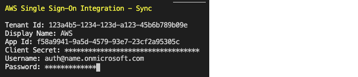 Figure 17: PowerShell script with input values pasted in