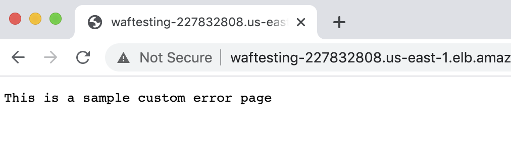 Figure 8: Verifying response using the browser