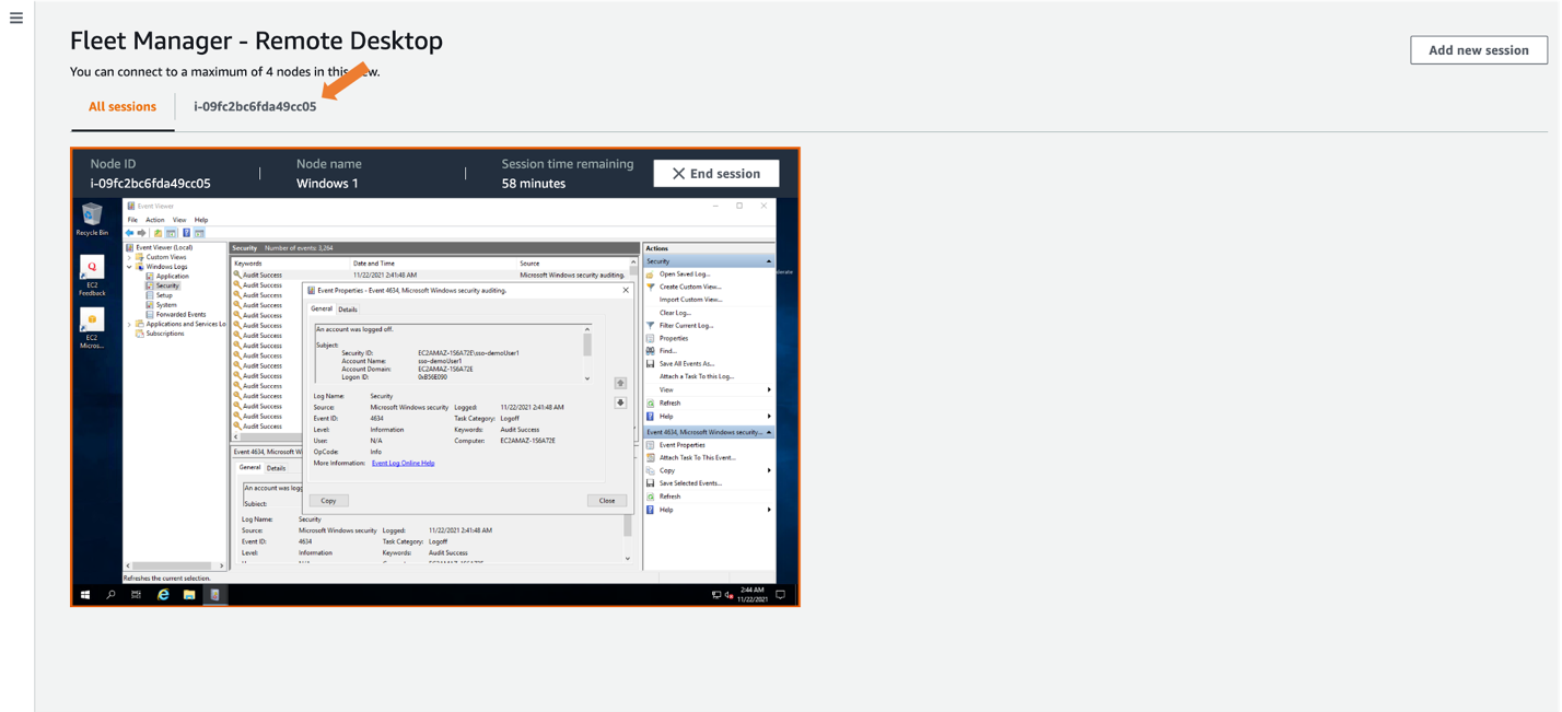 Figure 10: Selecting expanded desktop view