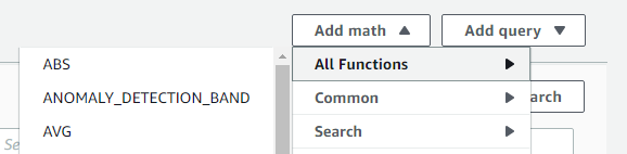 Figure 3. Adding a math function to compute average