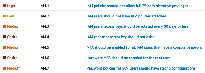 Figure 4. Security Hub global controls